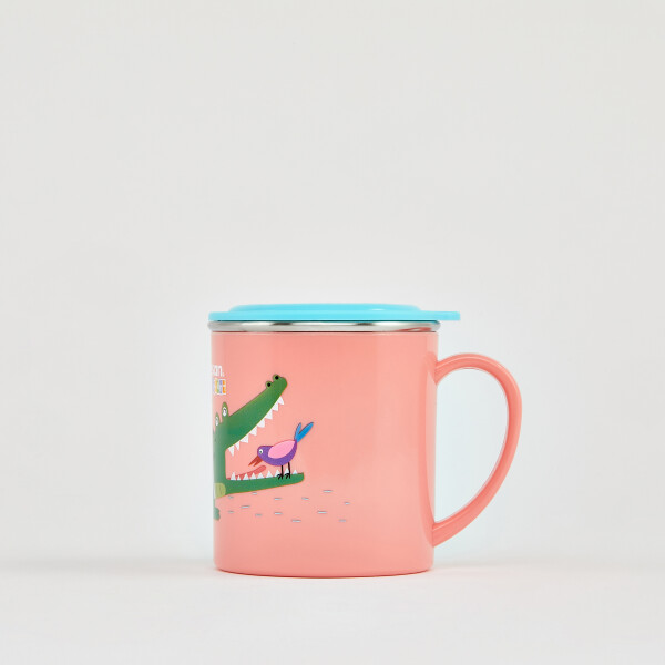 Infant Tasse aus Edelstahl mit Ummantelung, rund, pink,...