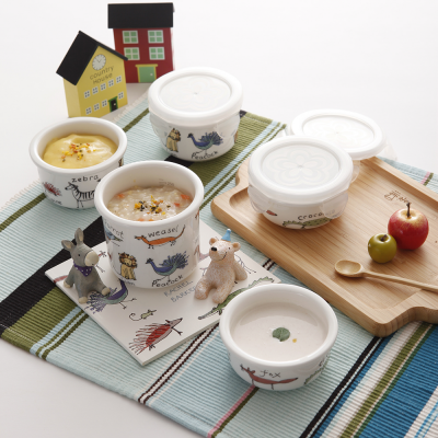 ZEN by CandL Premium porcelain Baby food storage container 2-set