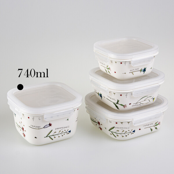 ZEN by CandL Premium porcelain food storage container 740ml
